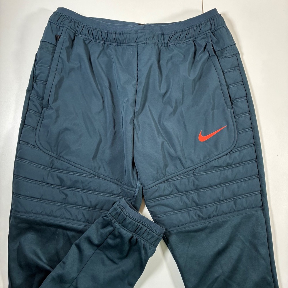 Nike Therma Fit Strike Hybrid Sweatpants Large‎ CZ7755-458 Blue Quilted Fleece
